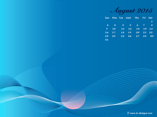 August 2011 calendar wallpaper