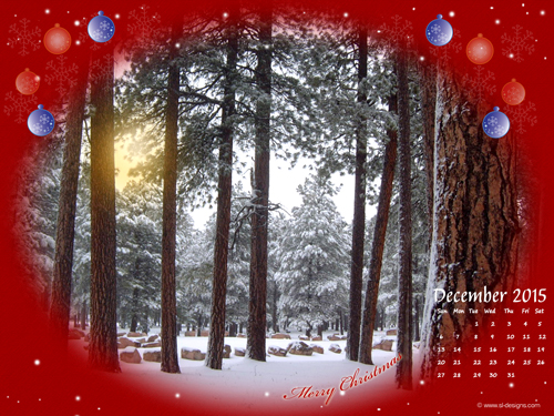 December 2010 calendar wallpaper