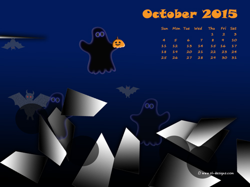 October 2010 calendar wallpaper